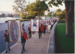 Procession with the Missionary Images of Our Lady of Guadalupe and Jesus King of All Nations around the US Capitol in Washington, D.C.